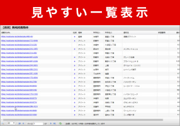 見やすい一覧表示